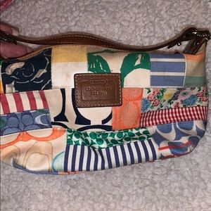 Coach patch work bag